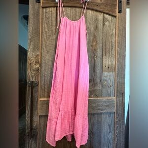 Time and Tru Pink Textured Dress